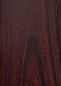 Acabamento amadeirado Mogno