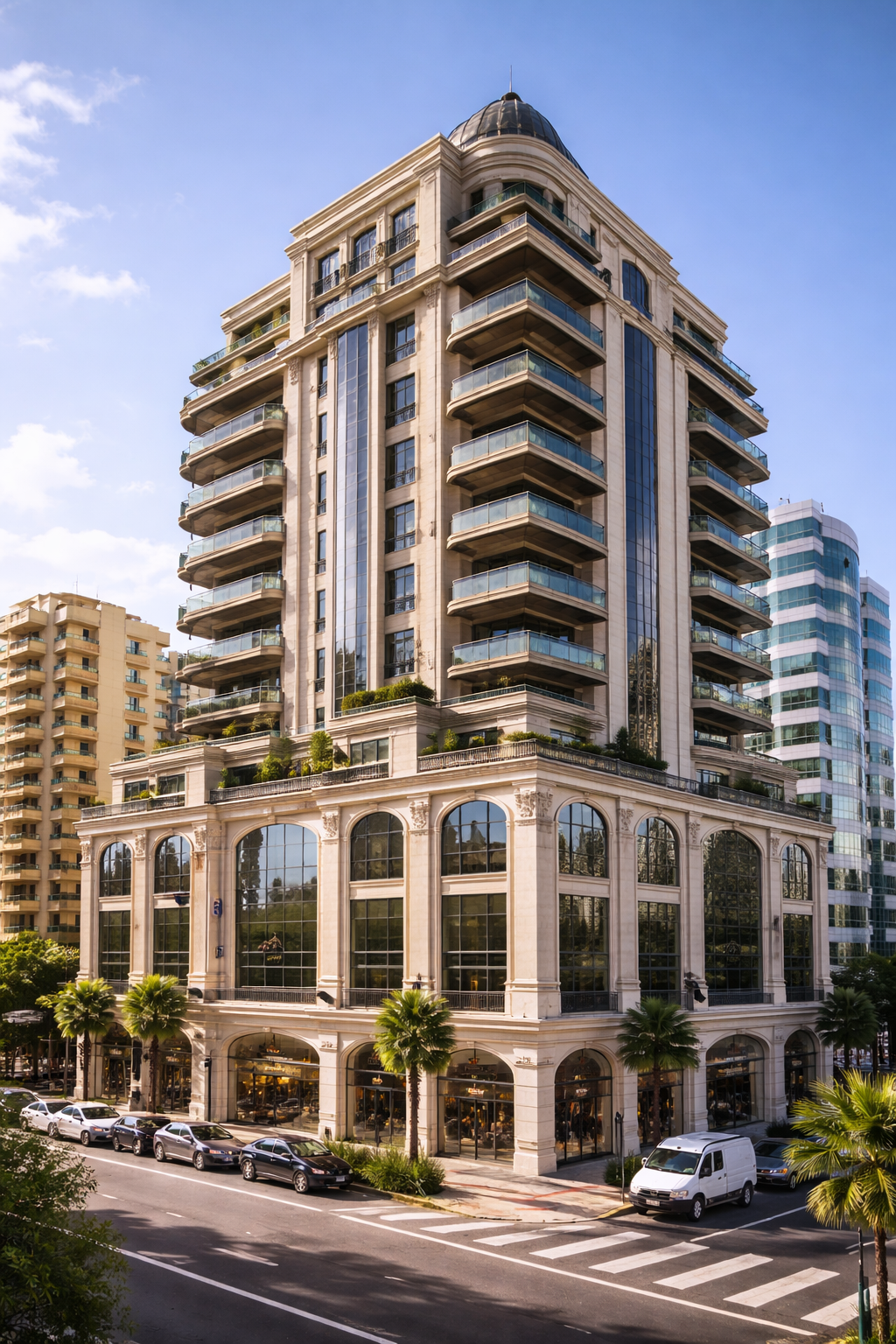 Aplicações arquitetônicas com perfis de alumínio acabados